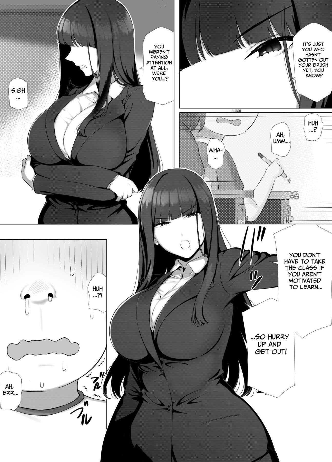 Hentai Manga Comic-Let's Use the MILF Call Girl App......tTurn This Scary Instructor into a Dirty Slut!-Read-9